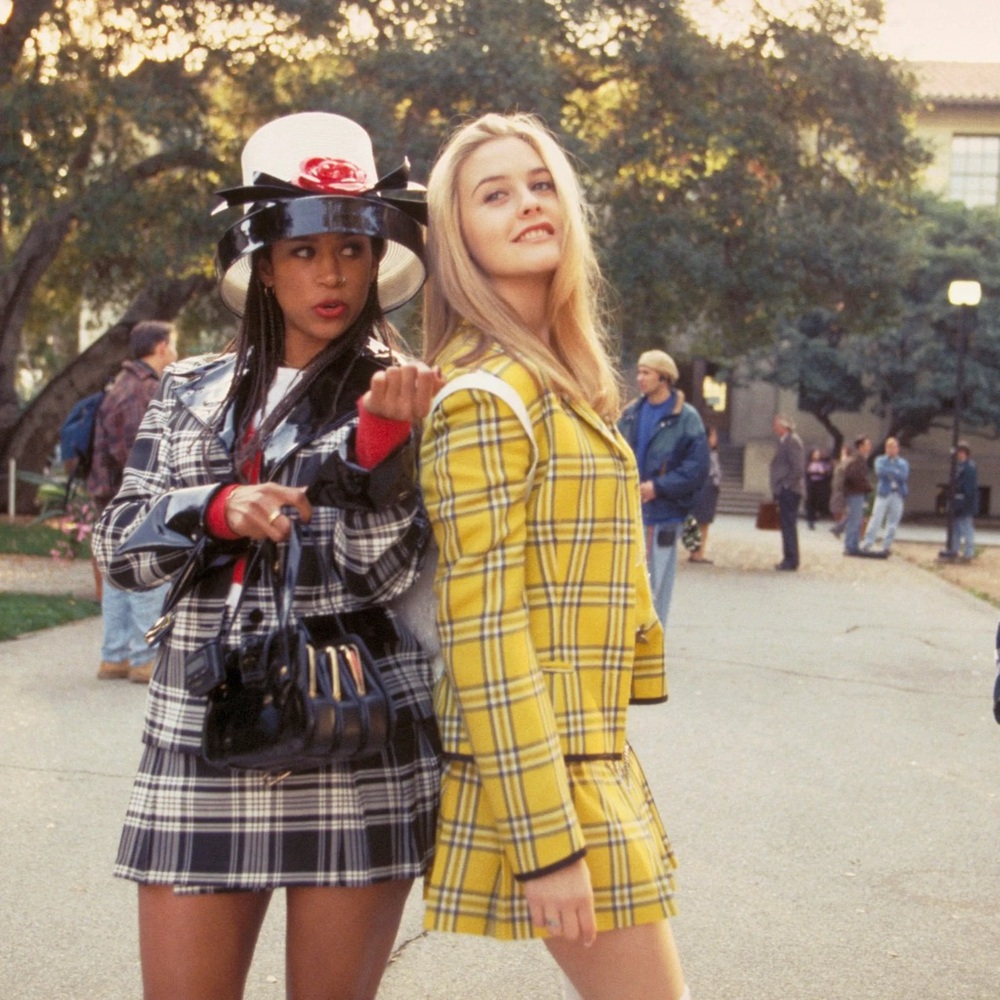Dolls Kill Clueless Costume - Black and White plaid halloween costume